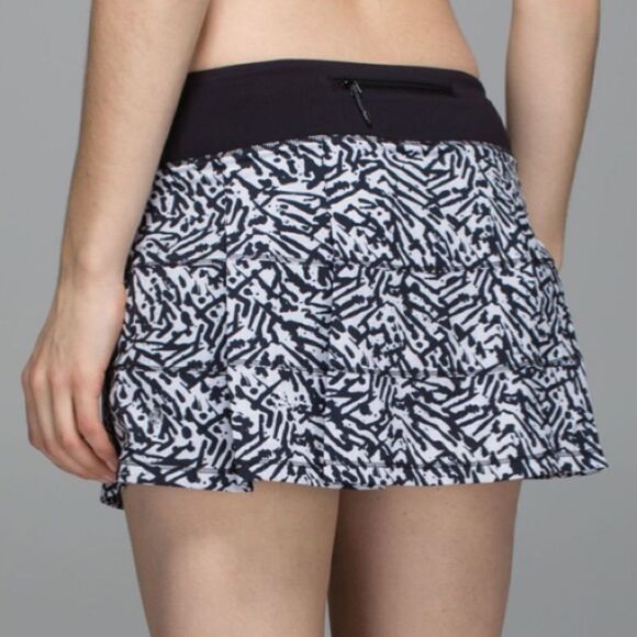 𝅺lululemon Pace Rival Skirt II Brushed Animal - Picture 2 of 12